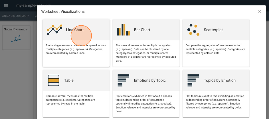 worksheet visualizations